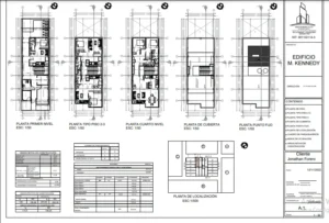 diseño de casa y edificios -Proyectos de apartamentos de Kennedy