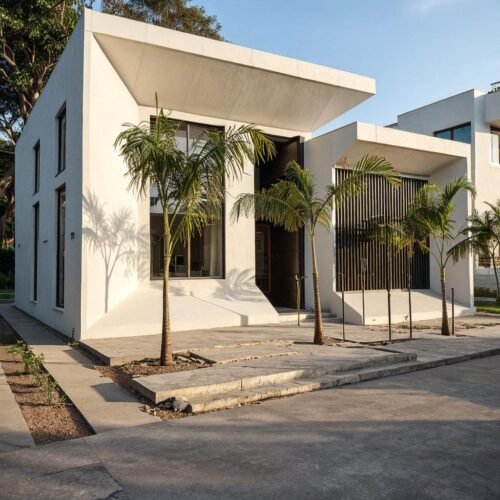 Planos de casa 10,x18 m un piso / nivel