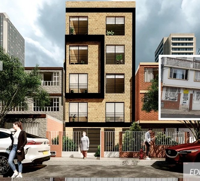 Arquitecto para edificios en Bogotá diseñando edificio multifamiliar