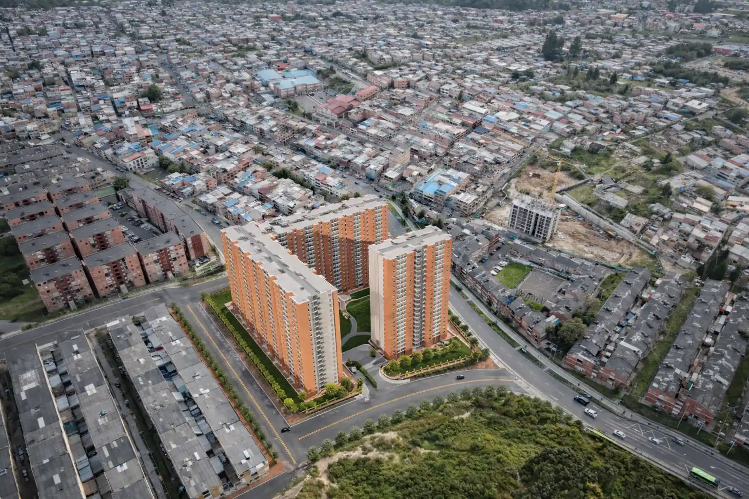 Conjunto residencial diseñado por arquitecto en Bogotá, ejemplo de costo y valor del proyecto