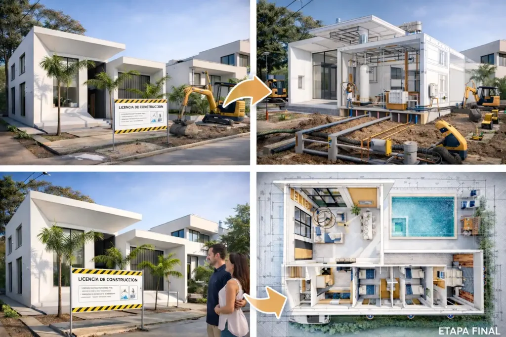 Proceso paso a paso de proyecto arquitectónico realizado por arquitecto en Chapinero Bogotá