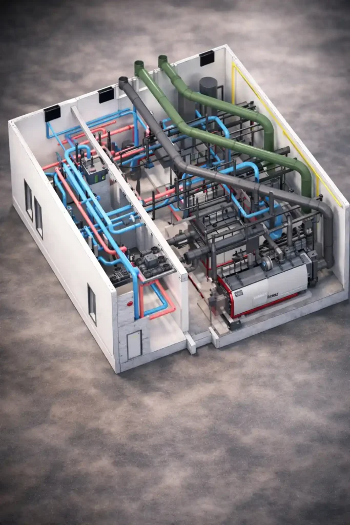 Modelo BIM en Bogotá con instalaciones hidráulicas y sanitarias coordinadas para casas y edificios